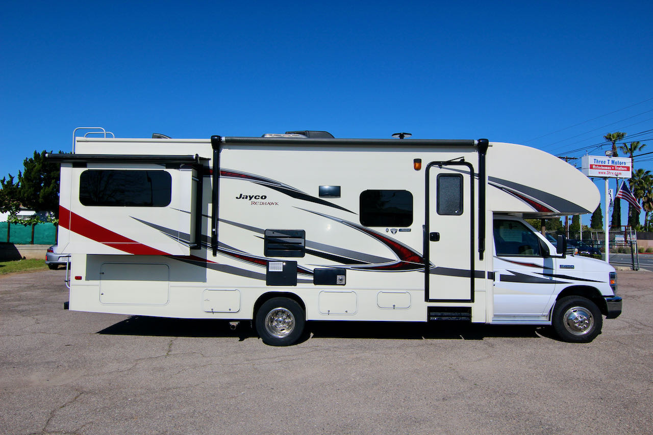 2017 Jayco Redhawk 26XD, Class C, Two Slide-Outs, Electric Awning full